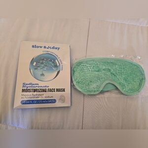 Slow S Day Moisturizing Face Mask with Green Gel Eye Mask
